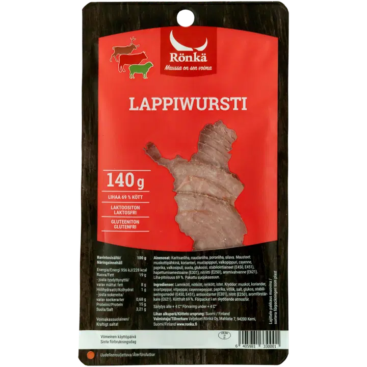 Rönkä Lappiwursti 140g