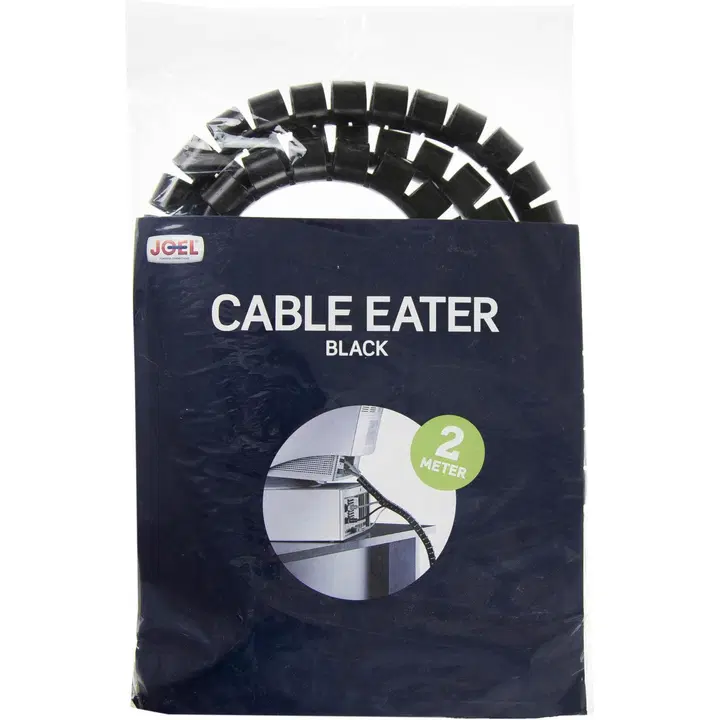 Jo-El johdonkerääjä 2 metriä musta