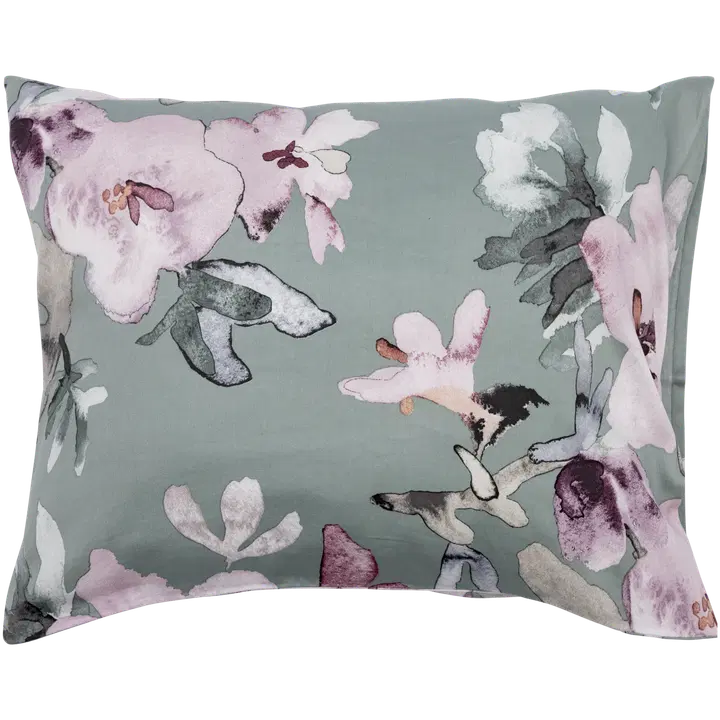 Pentik Hetki tyynyliina 50x60 cm kukka vihreä