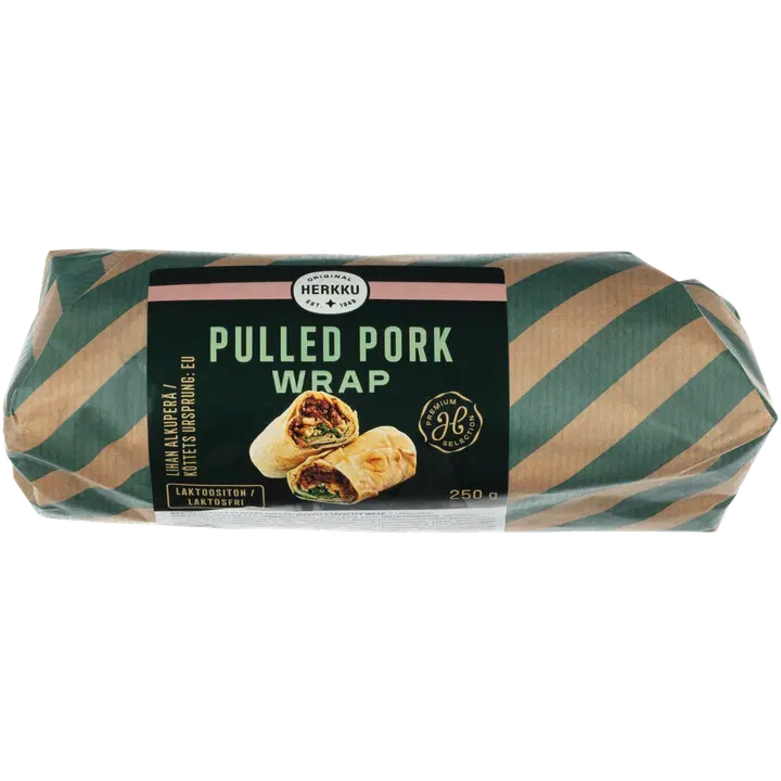Herkku Pulled pork wrap 250 g