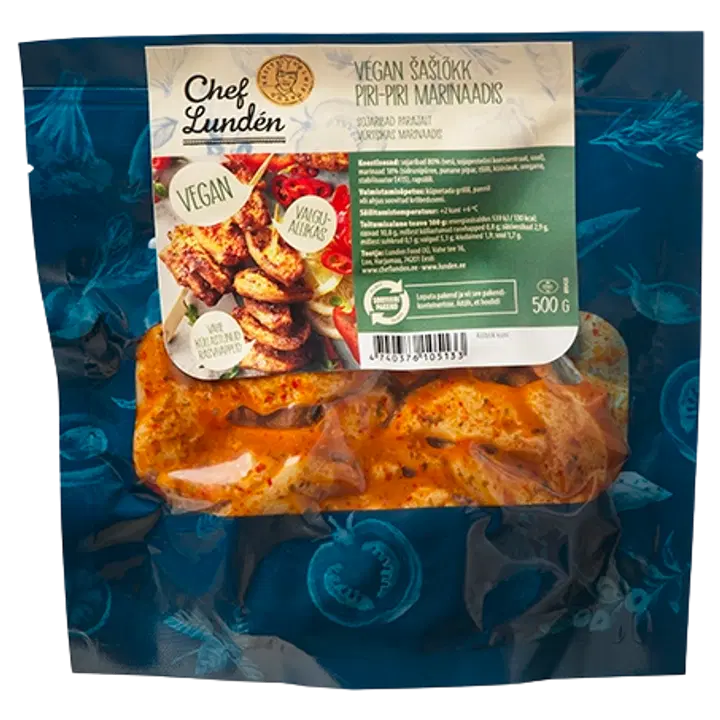 Vegan šašlõkk Piri-Piri 500G