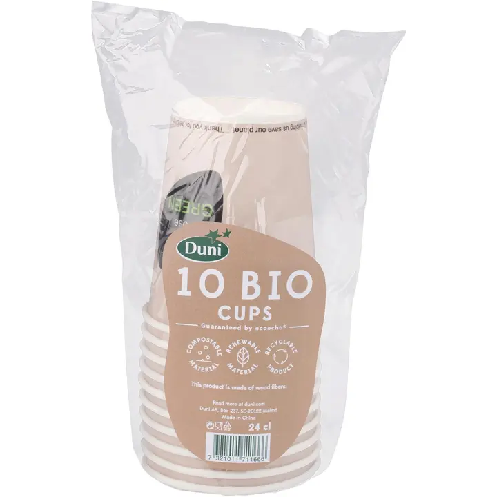 Duni 10kpl 24cl Bio Thank You kartonkimuki