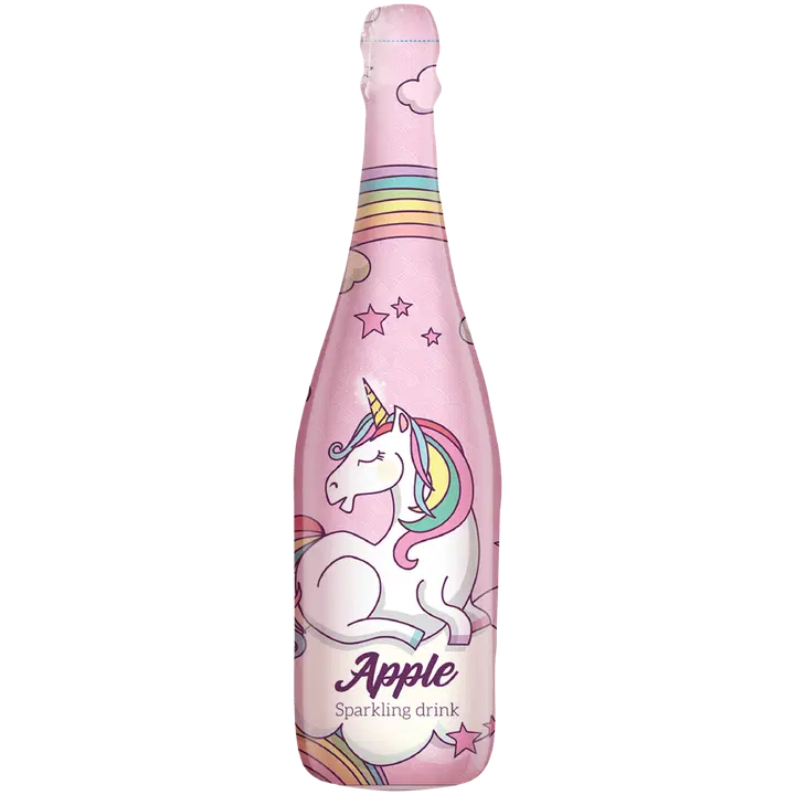 Yksisarvinen kupliva juhlajuoma 750ml. Sisältää sokeria ja makeutusainetta.