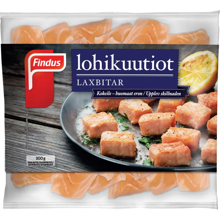 Findus Lohikuutiot 300g, pakaste