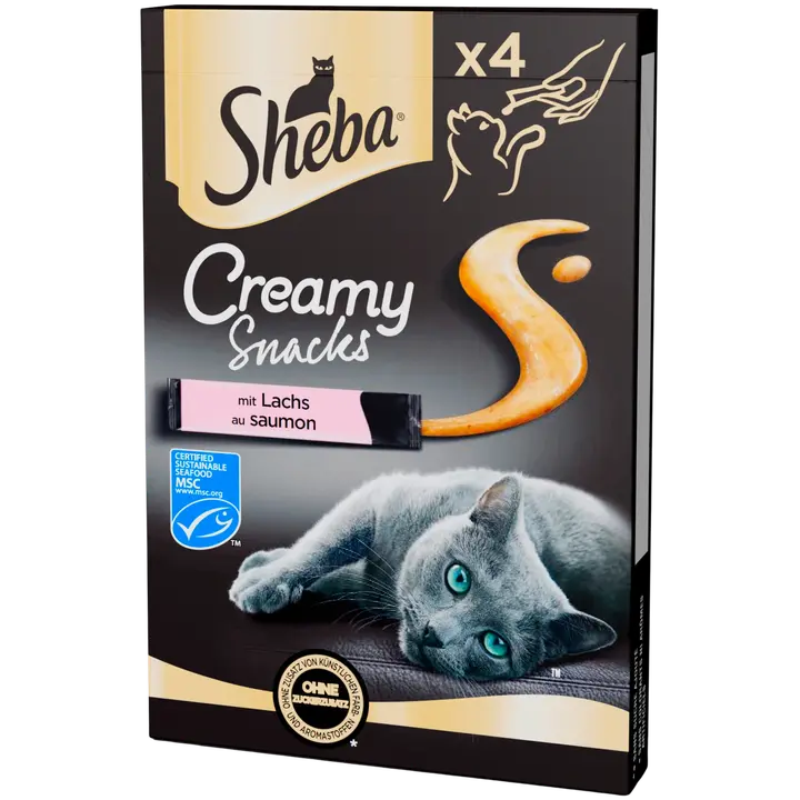 SHEBA kreemine snäkk lõhe 12g