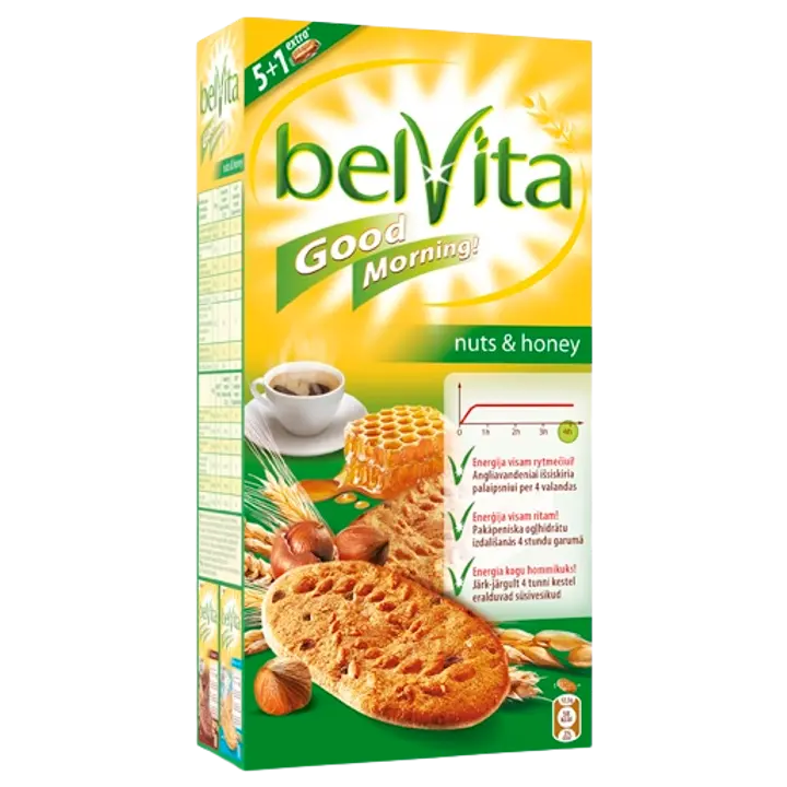 Belvita pähklite ja meega küpsised 300 g