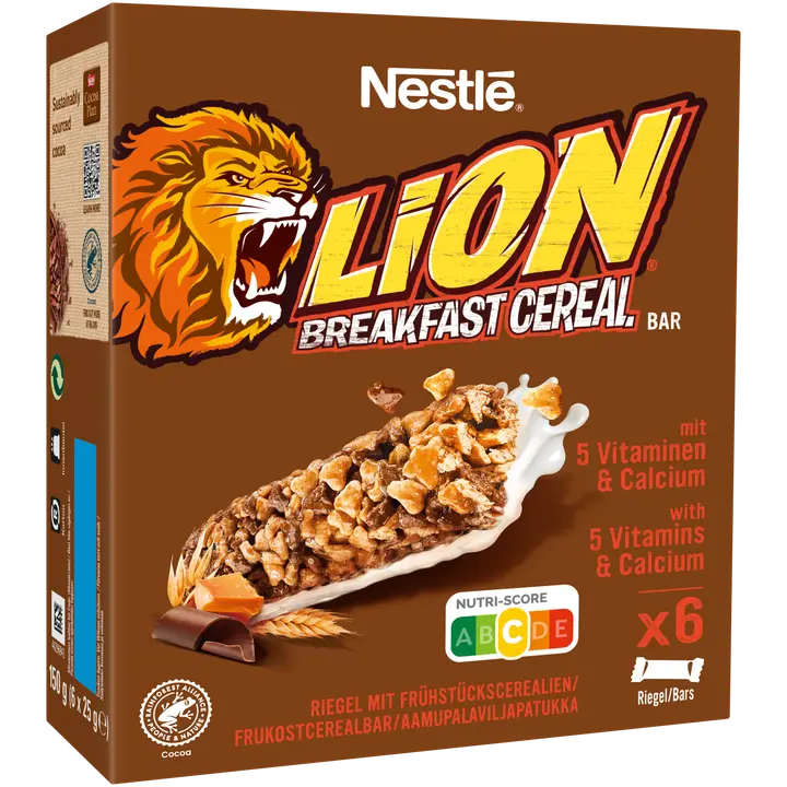 Lion 6x25g Suklainen viljapatukka