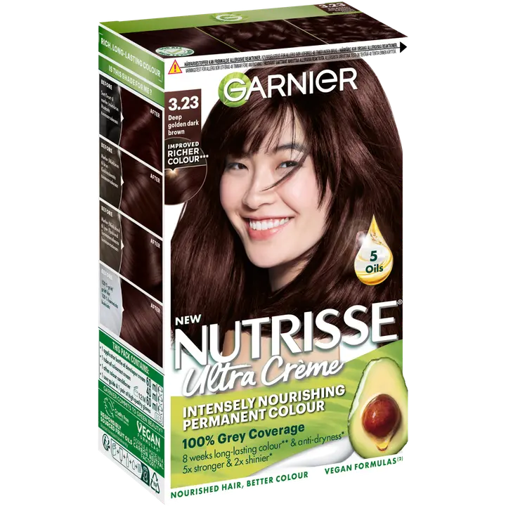 Juuksevärv Garnier Nutrisse 3.23 Dark Quartz Brown