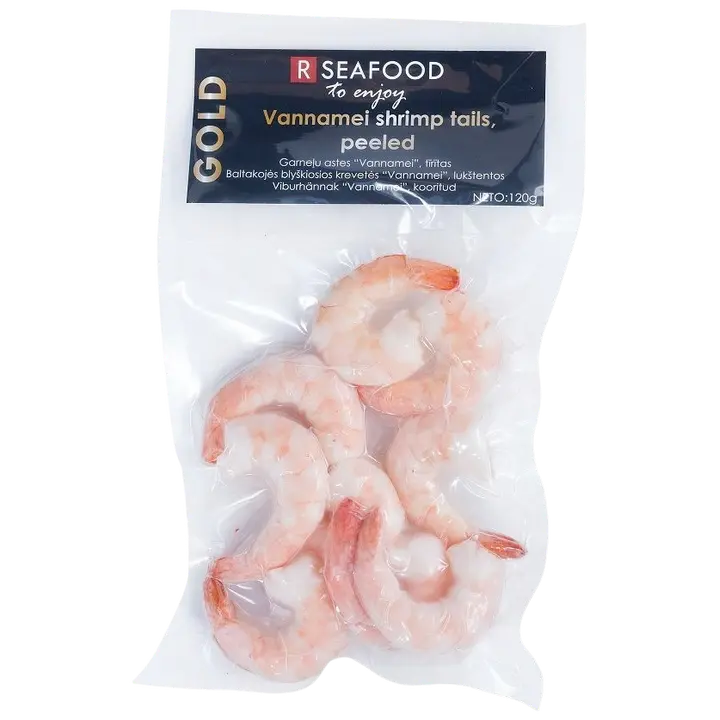 Tiigerkrevetid, puhastatud 120 g