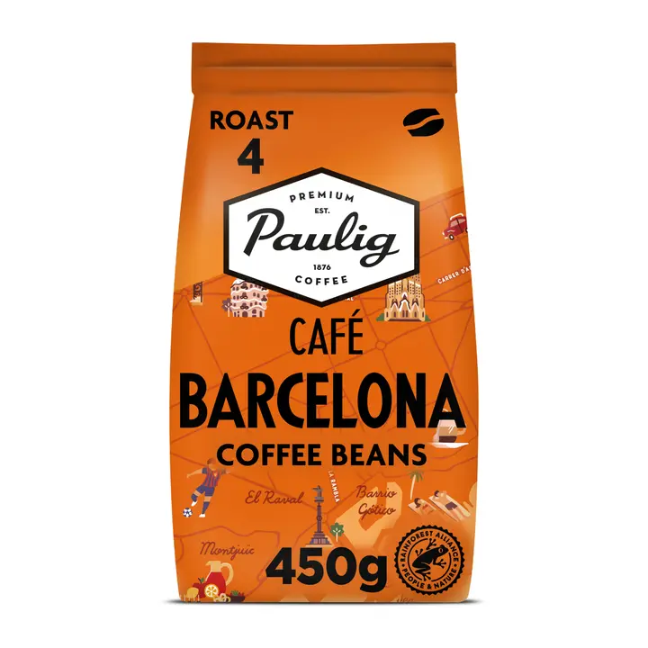 Paulig Café Barcelona kahvi kahvipapu 450g
