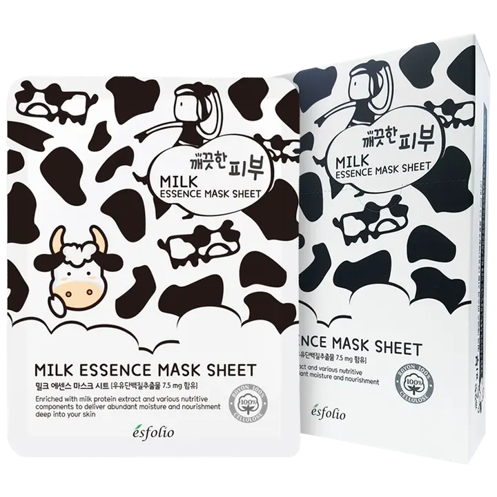 Esfolio milk essence sheet mask-kangasnaamio