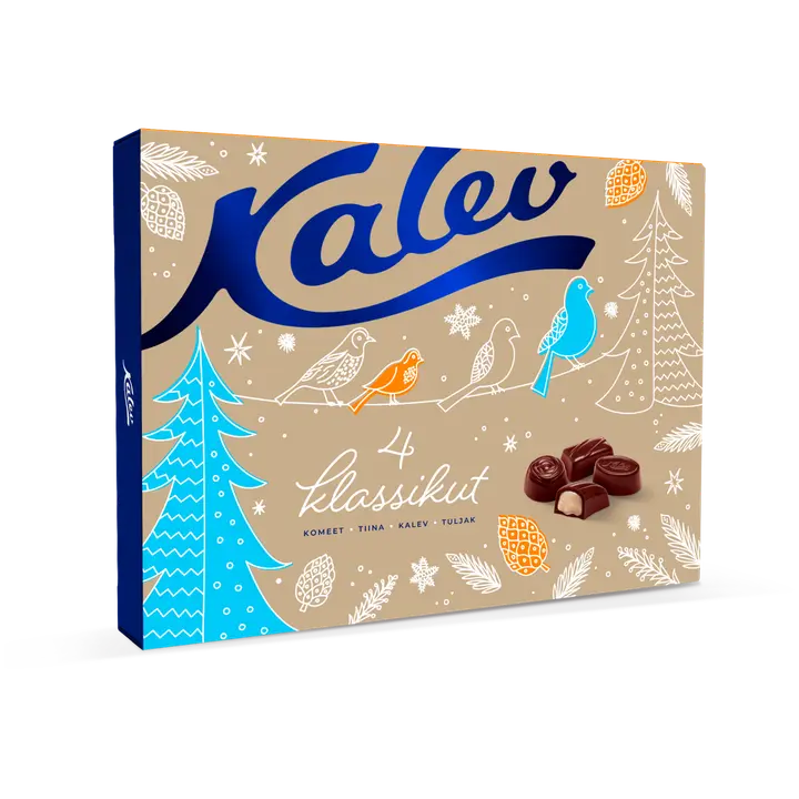 KALEV „4 klassikut“ valik šokolaadikomme 480g