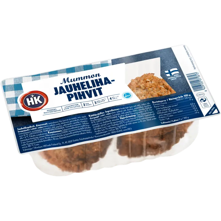 HK Mummon jauhelihapihvit 280 g