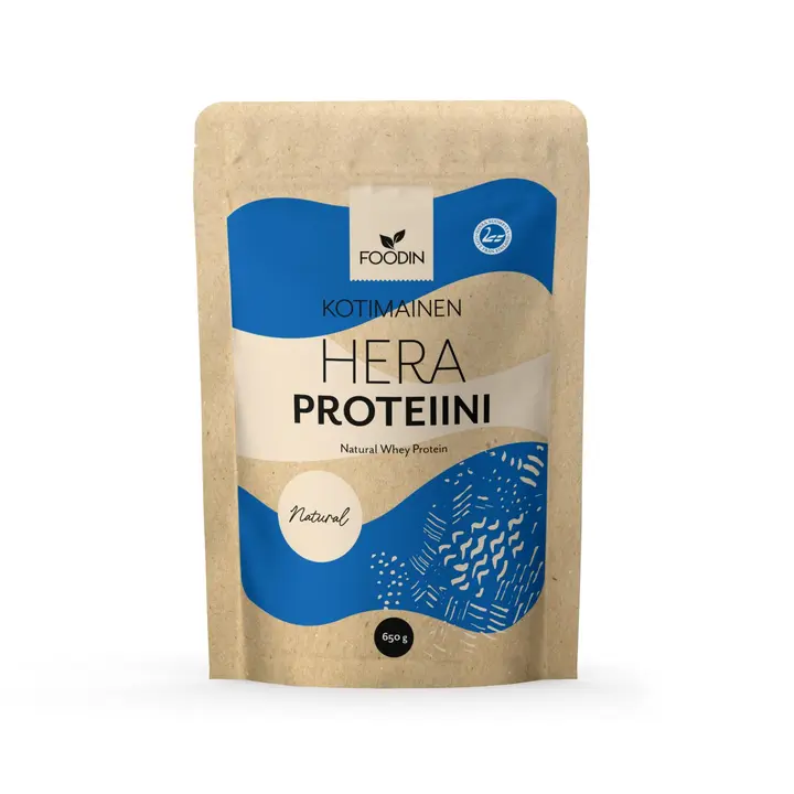 Foodin Kotimainen Heraproteiini, Maustamaton, 650g