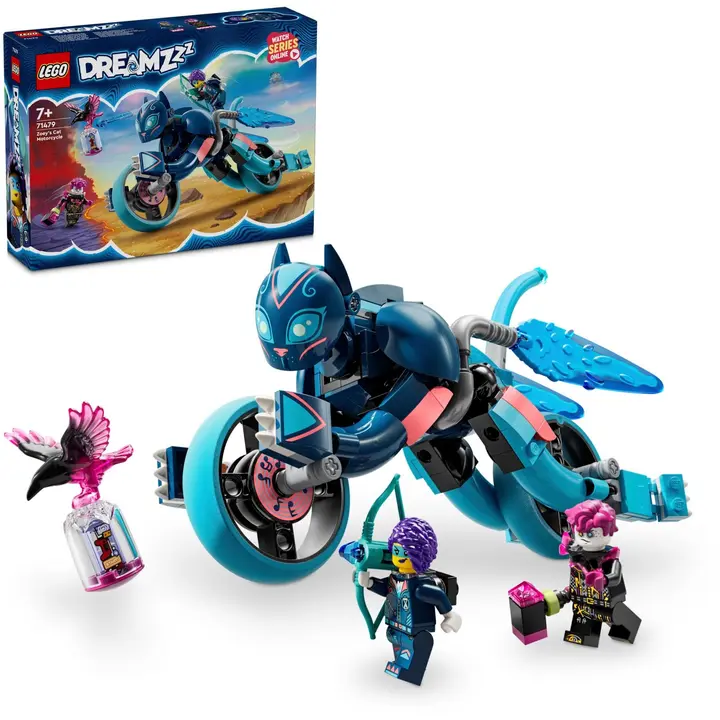 LEGO® DREAMZzz™ 71479- Zoeyn kissamoottoripyörä