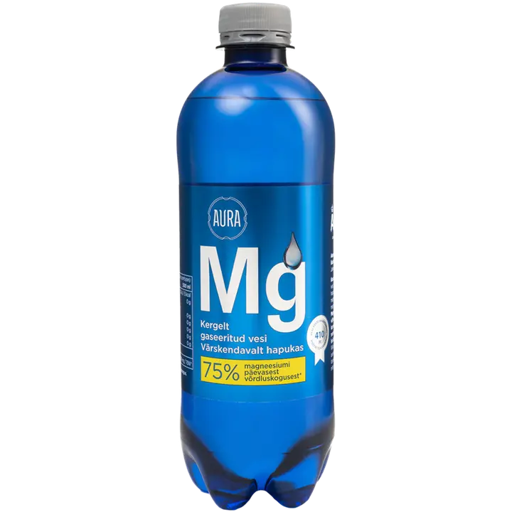 Aura Magneesiumivesi gaasiga 500 ml