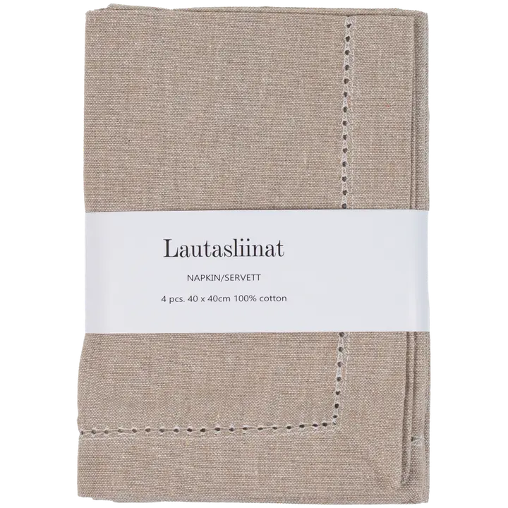 Salvrätik puuvillane 4 tk