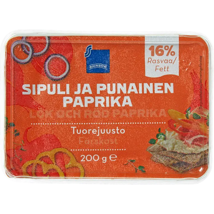 Toorjuust sibula ja punase paprikaga, 200 g