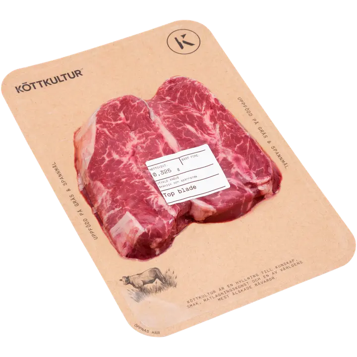 Lihakulttuuri naudan top blade/flat iron steak n.230g