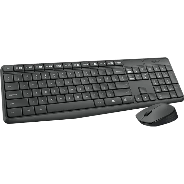 Klaviatuur+hiir MK235 juhtmevaba, must