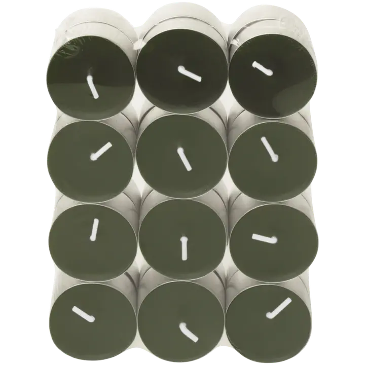 Lõhnastatud Spaas teeküünal 4,5h mänd-eukalüpt 24tk