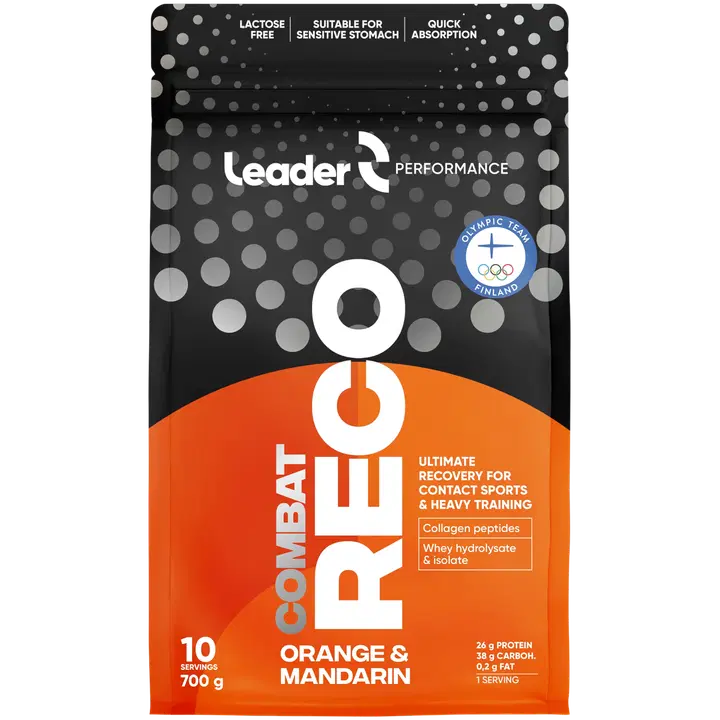 Leader Performance Combat Reco urheilujuomajauhe appelsiinin ja mandariinin makuinen 700 g