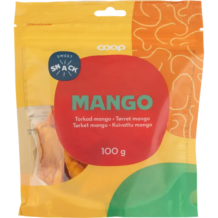 Coop kuivattu mango 100 g
