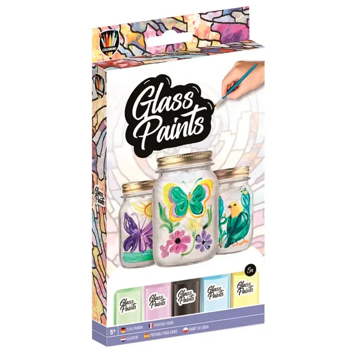 Klaasivärvid + pintsel