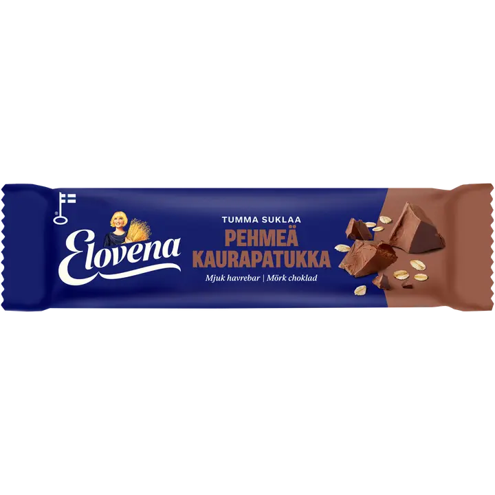 Elovena 30g tumma suklaa pehmeä kaurapatukka