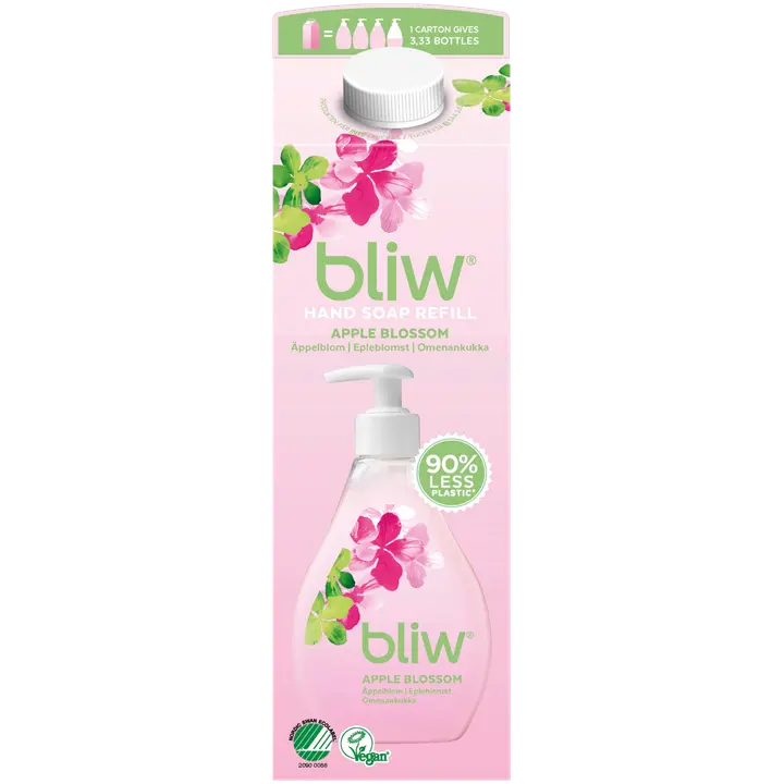 Bliw Omenankukka käsisaippua täyttöpakkaus 1000ml