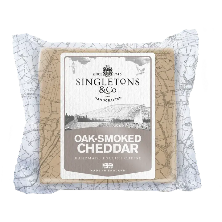 Singletons & Co Oak Smoked Cheddar 200g