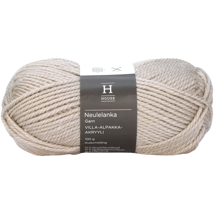 House neulelanka villa-alpakka-akryyli 112589 100 g Sand Beige 1529