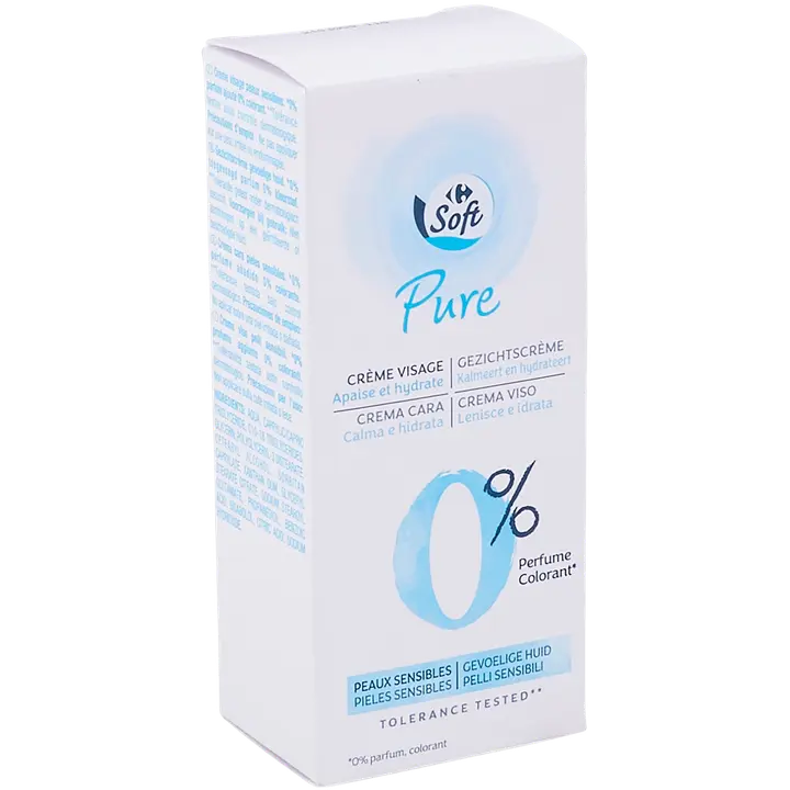 Carrefour Soft Pure face cream kasvovoide 50ml