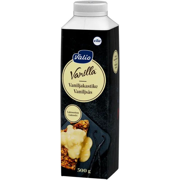 Valio Vanilla™ vaniljakastike 500 g laktoositon