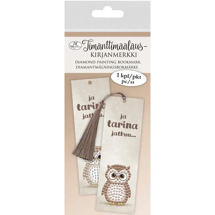 J.K. Primeco timanttimaalauskirjanmerkki Pöllö