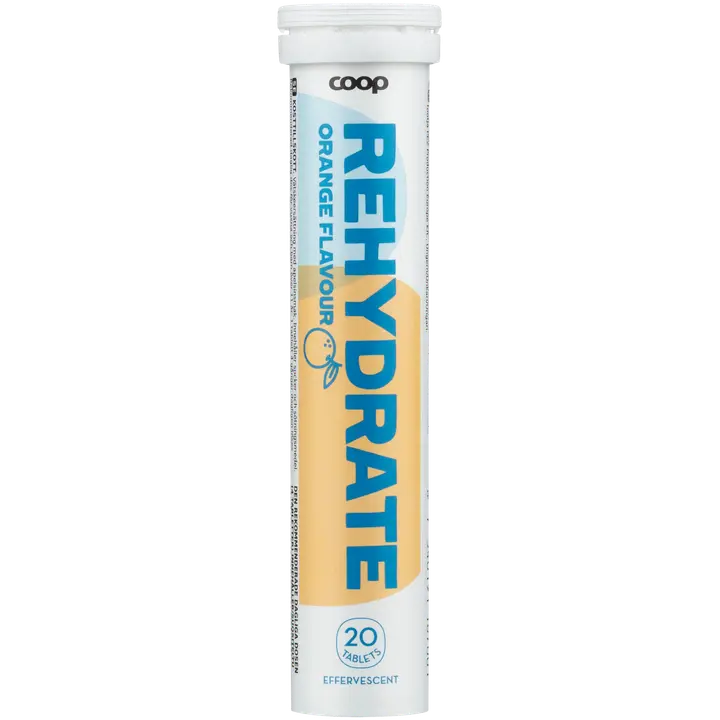 Coop apelsinimaitselised tabletid vedeliku tasakaalu taastamiseks -20 tk