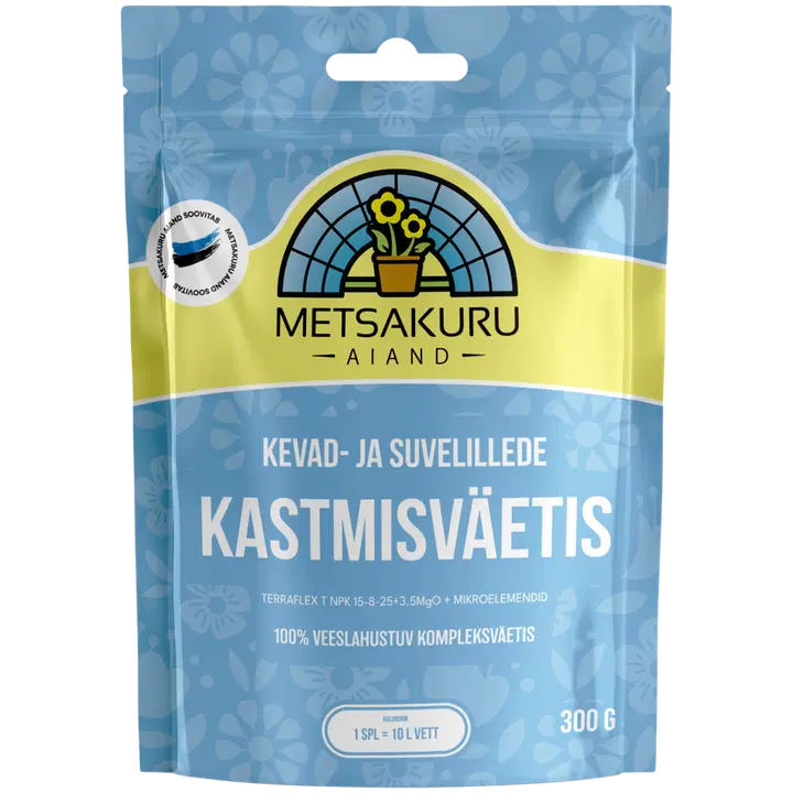 Kevad-ja suvelillede kastmsväetis 300g