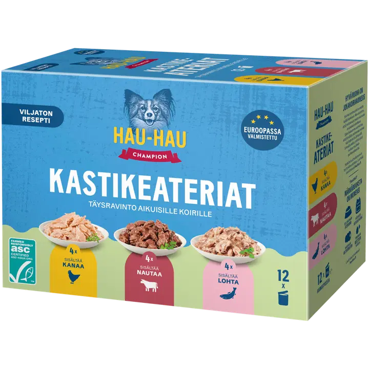 Hau-Hau Champion Kastikeaterialajitelma 12 x 85 g
