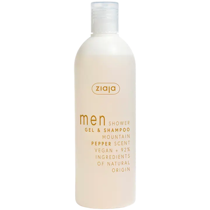 Ziaja meeste dušigeel ja shampoon mäepipar 400ml