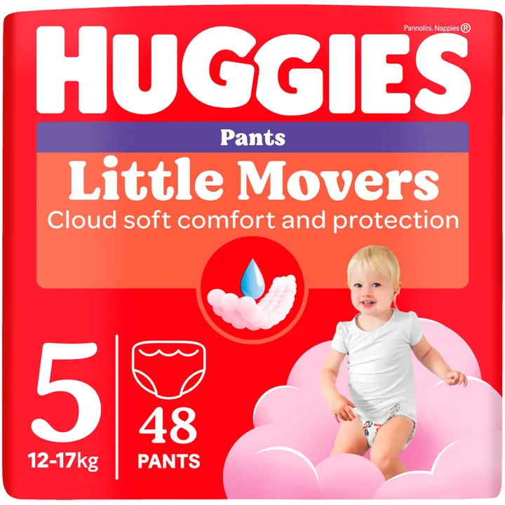 Huggies püksmähkPants5 Girl 12-17kg 48tk