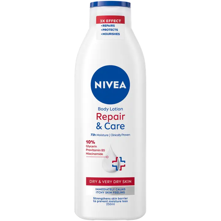 NIVEA 250ml Repair & Care Body Lotion -vartaloemulsio