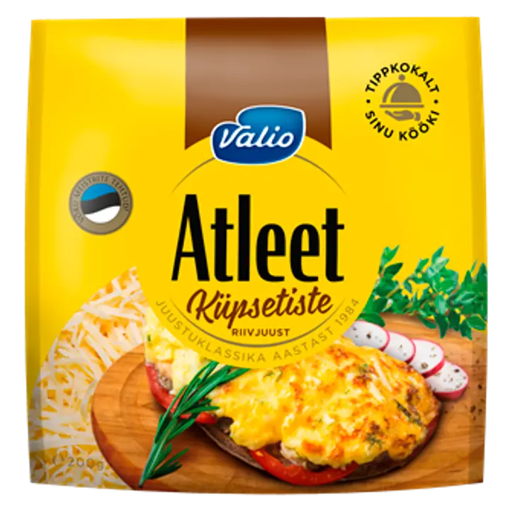 Valio Atleet riivjuust küpsetistele, 200 g