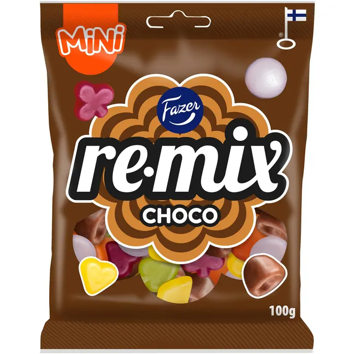 Fazer Remix Mini Choco karkkipussi 100g