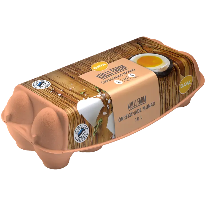 Dava Õrrekanade munad L, 10 tk