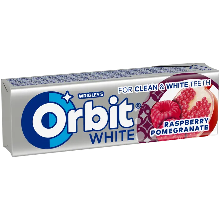 Orbit White Vaarika-granaatõuna 14g