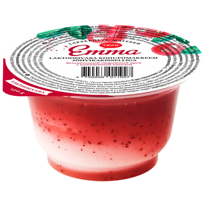 Emma Jõhvikakisselliga kohupiimakreem, 150 g