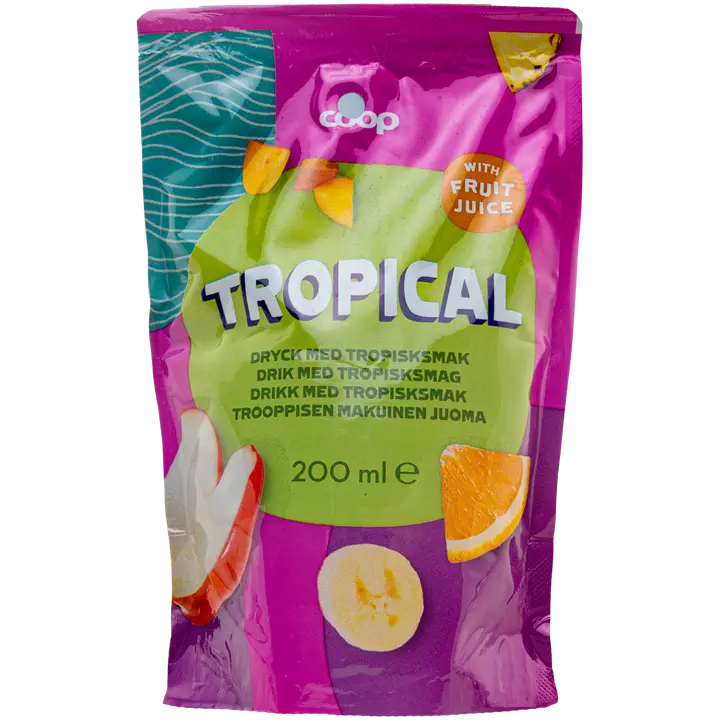 Coop mehujuoma tropical 0,2 l