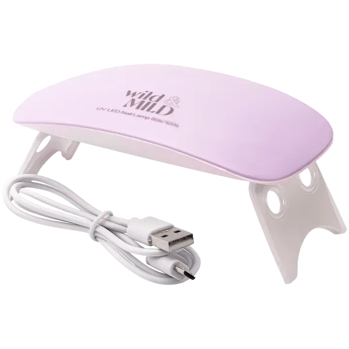 Wild&Mild UV/LED -lamppu Wild&Mild Soak Off -geelikynsilakan kuivaamiseen, 6W
