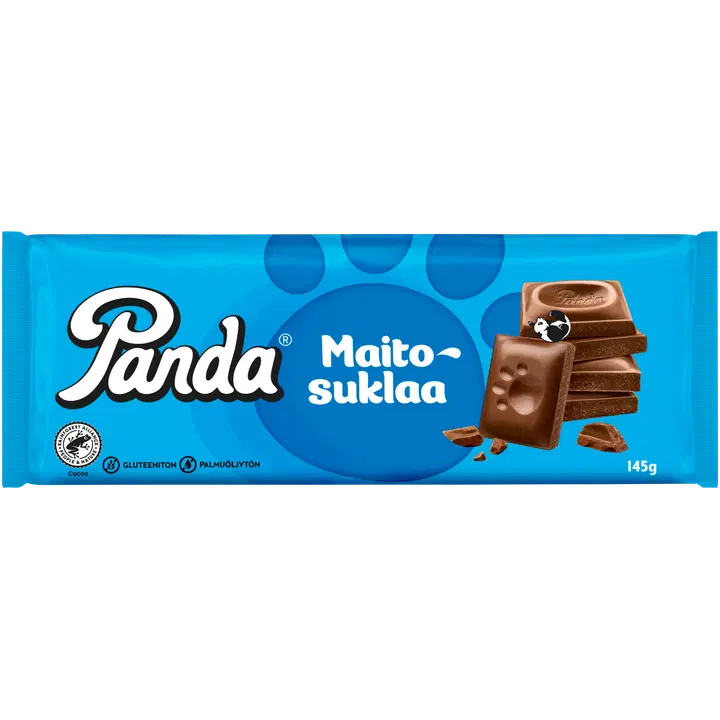 Panda mjölkchokladplatta 145g
