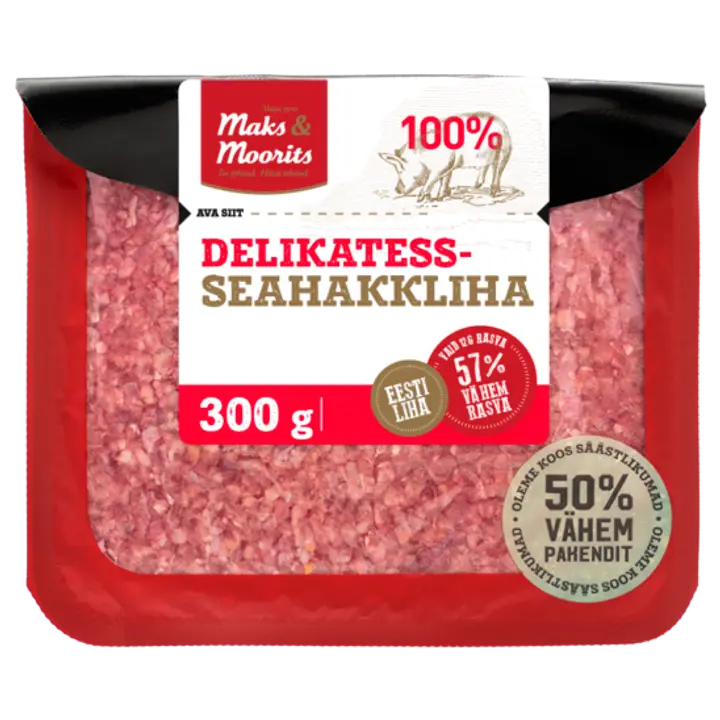 Maks ja Moorits Delikatess Seahakkliha 300G